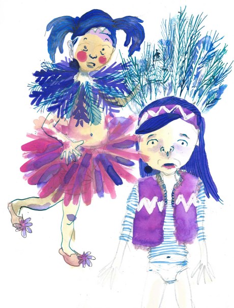 birdkid studies by Myfanwy Tristram