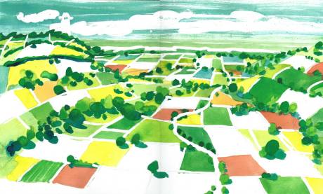 Landscape by Myfanwy Tristram