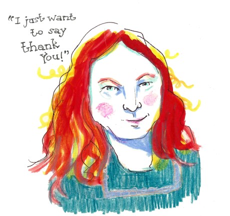 Red hair by Myfanwy Tristram