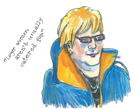 yellow and blue by Myfanwy Tristram