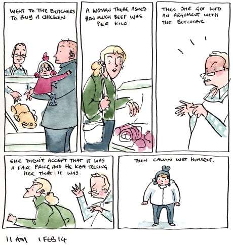 Dan Berry hourly comic day