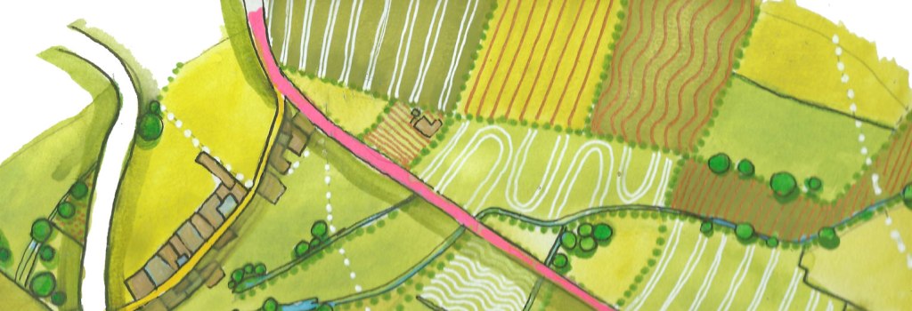 Map sample by Myfanwy Tristram