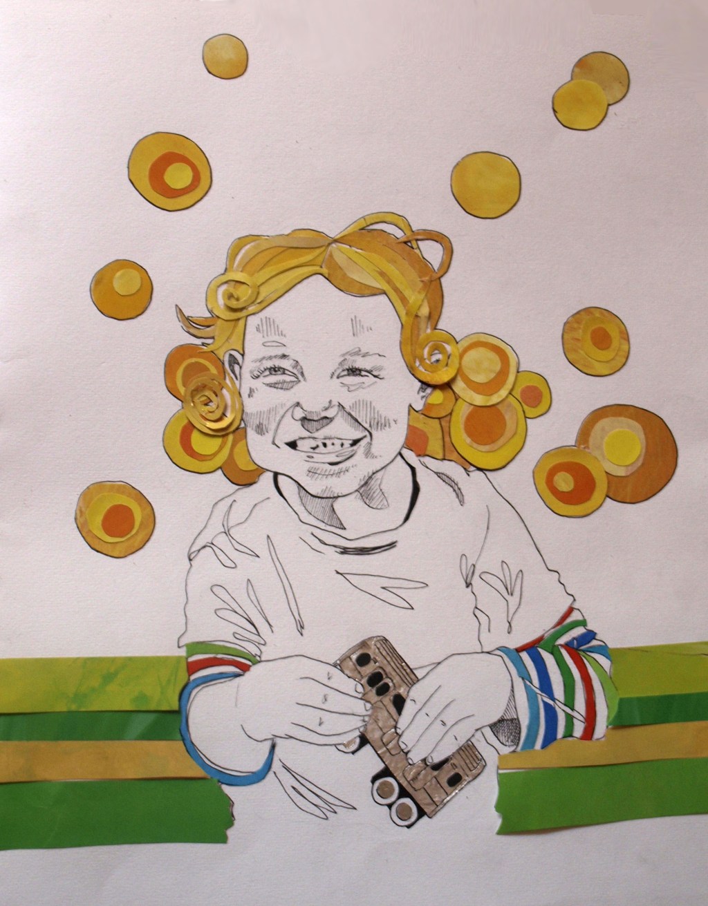 Portrait commission by Myfanwy Tristram