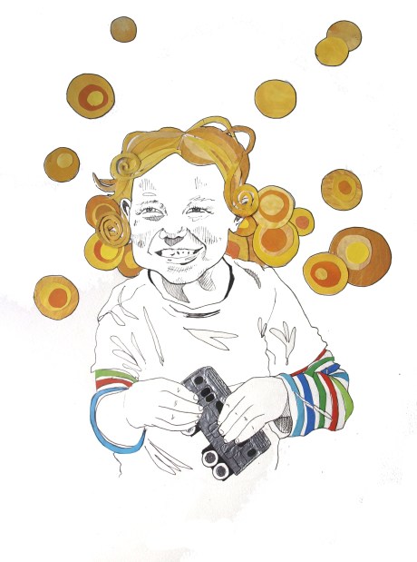 Portrait commission by Myfanwy Tristram