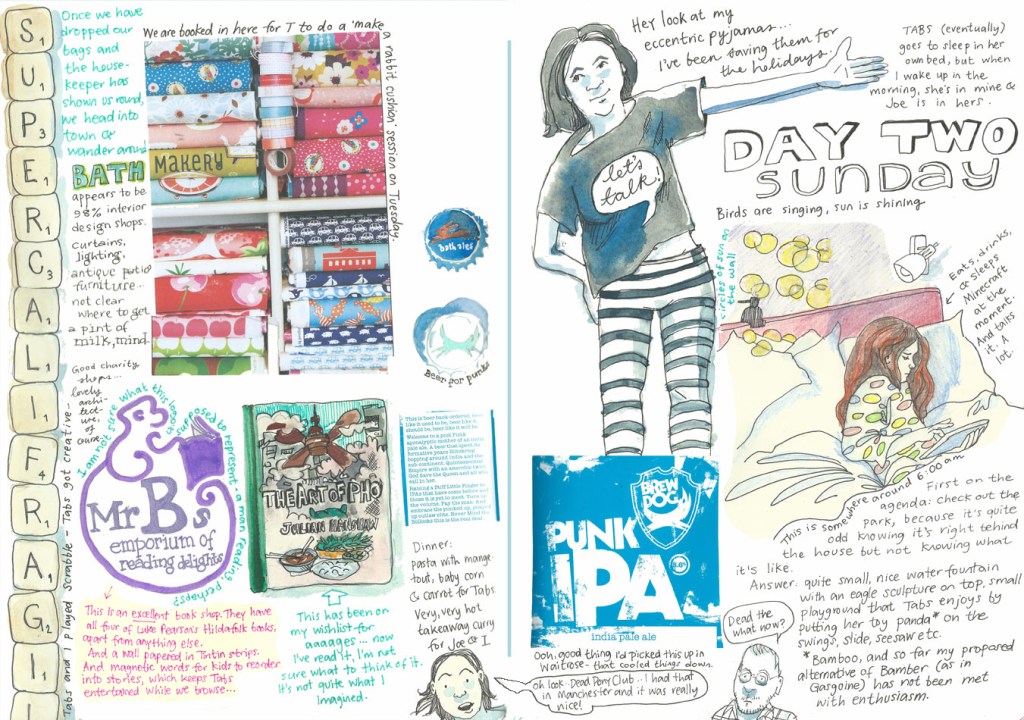 Bath diary by Myfanwy Tristram