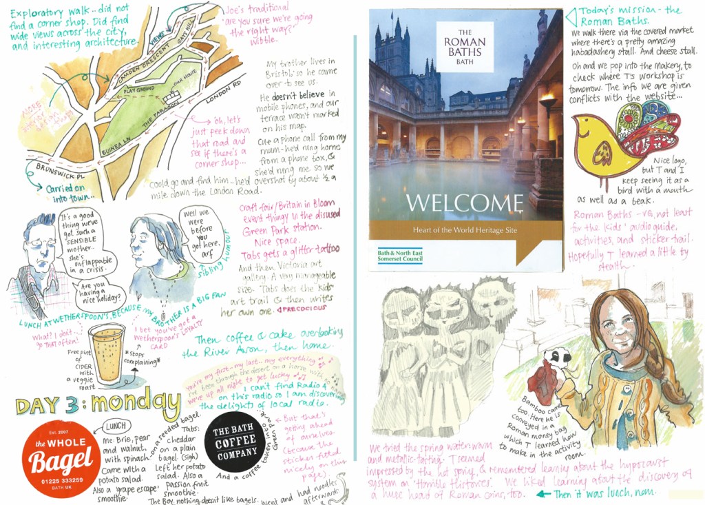 Bath diary by Myfanwy Tristram