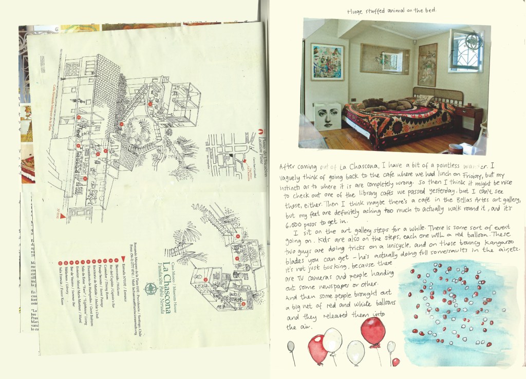 Santiago Sketch Diary by Myfanwy Tristram