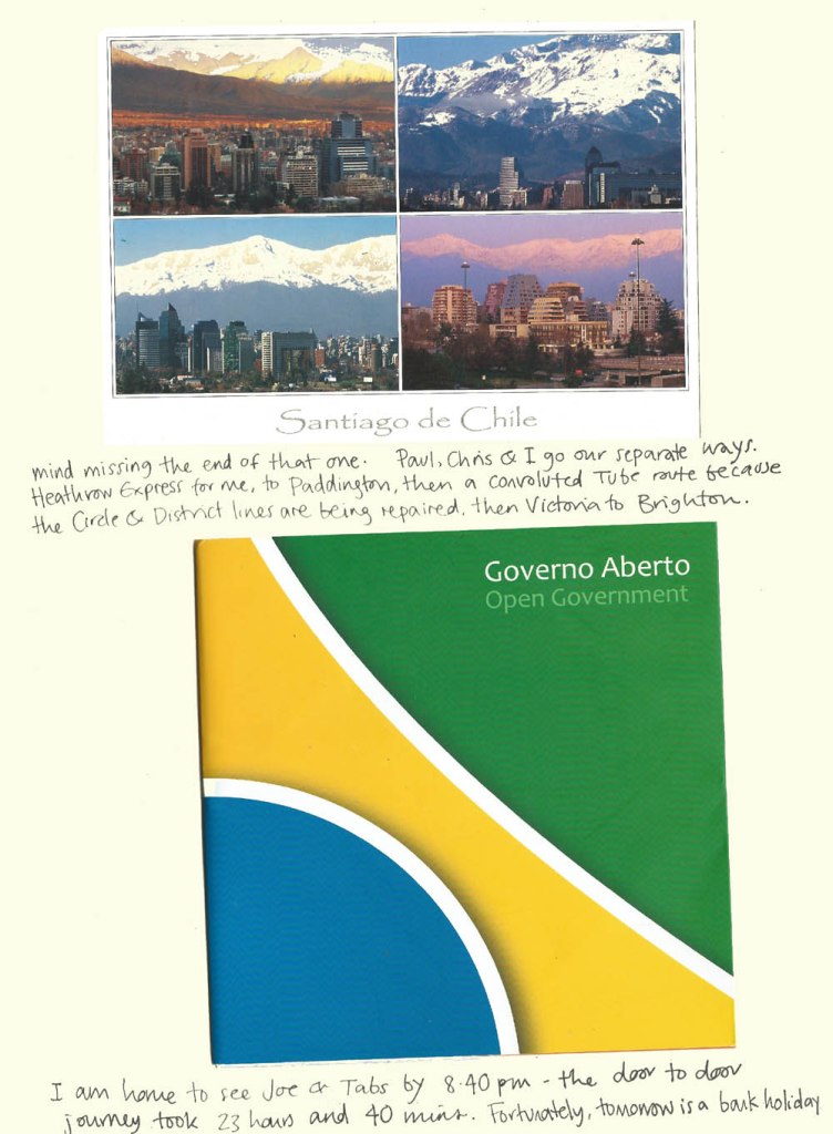 Santiago Sketch Diary by Myfanwy Tristram