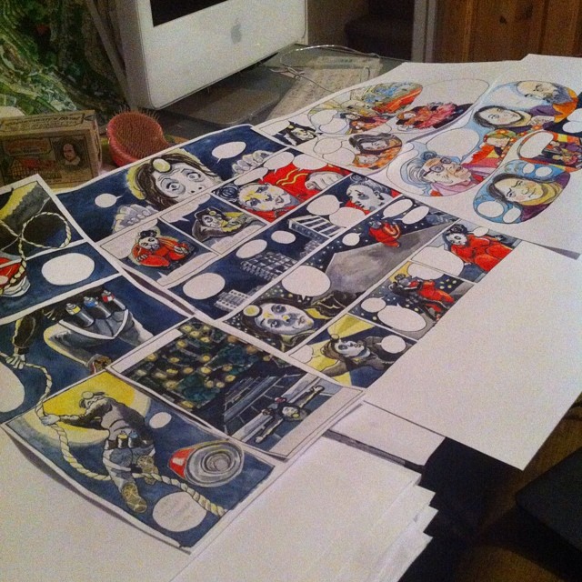 three pages by Myfanwy Tristram