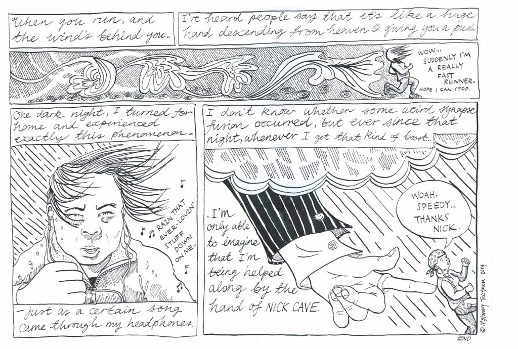 Hand of Nick Cave by Myfanwy Tristram