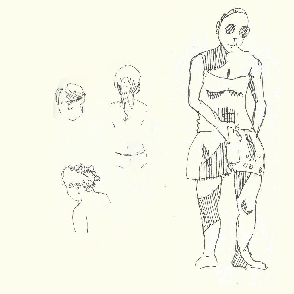 Sketches by Myfanwy Tristram