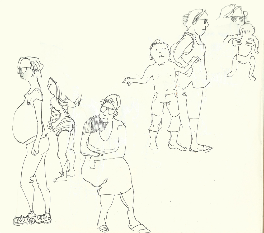 Sketches by Myfanwy Tristram