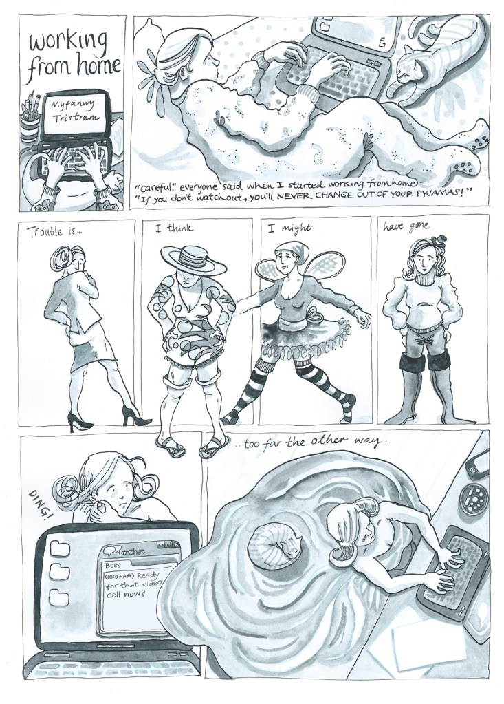 Working from Home by Myfanwy Tristram