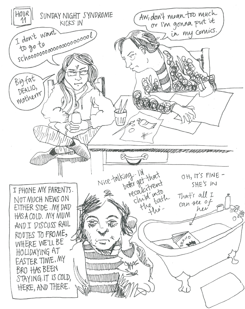 Myfanwy Tristram Hourly Comic Day 2015