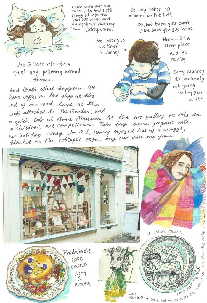 Frome sketch diary by Myfanwy Tristram