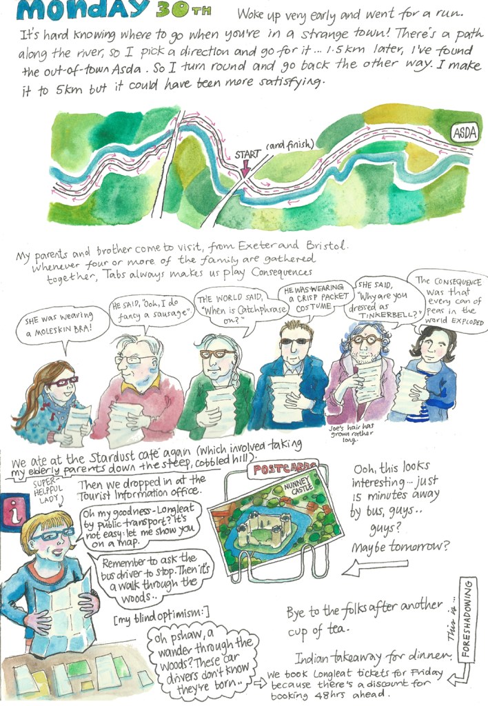 Frome sketch diary by Myfanwy Tristram