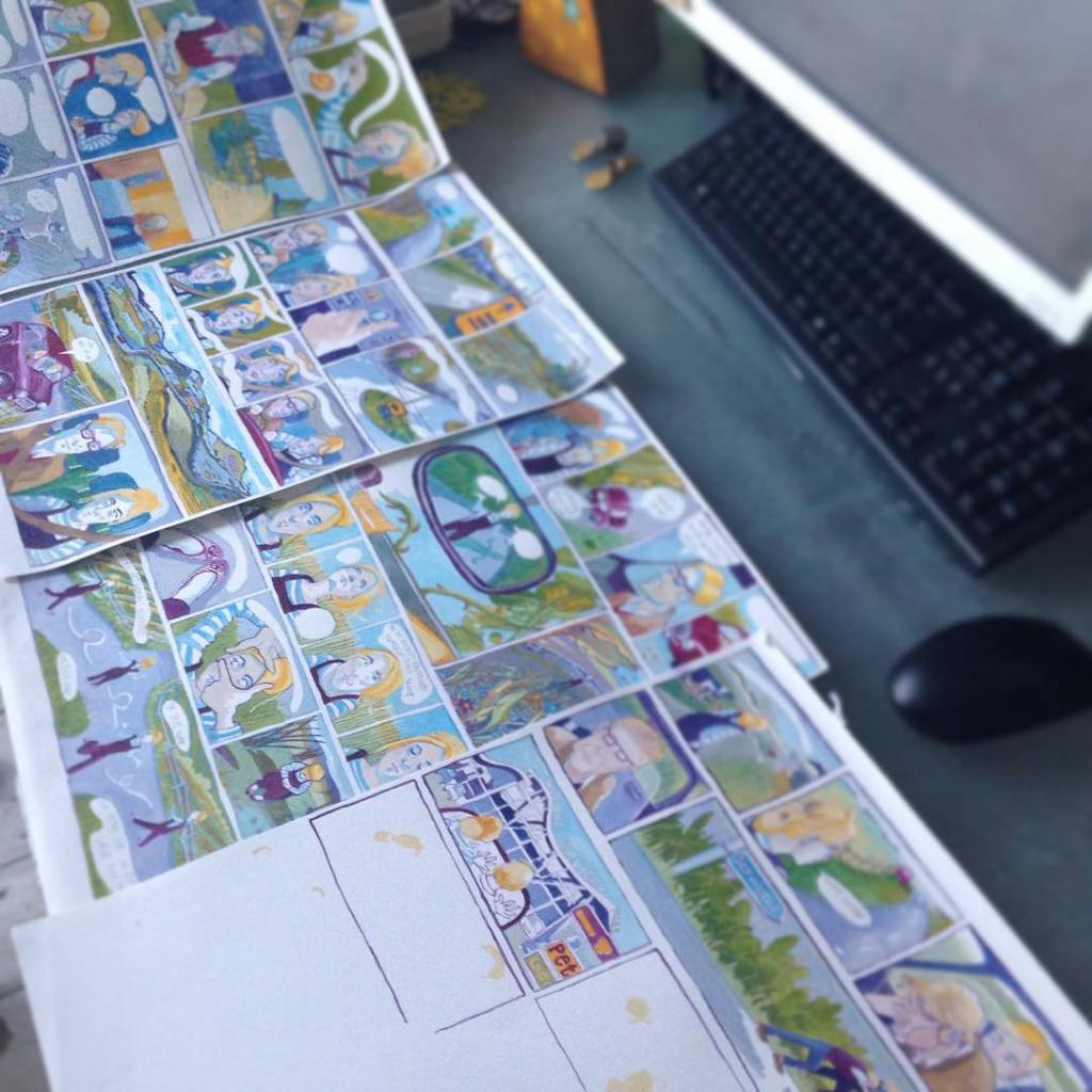 work in progress by Myfanwy Tristram