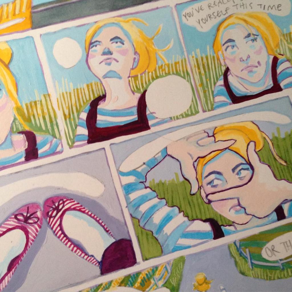 final comic by Myfanwy Tristram