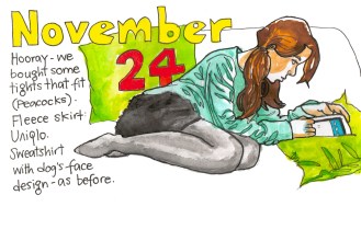 Clovember - illustration by Myfanwy Tristram