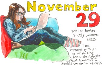 Clovember - illustration by Myfanwy Tristram