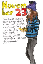 Clovember - illustration by Myfanwy Tristram