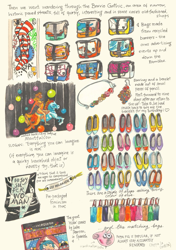 Barcelona sketch diary by Myfanwy Traistram - page 8