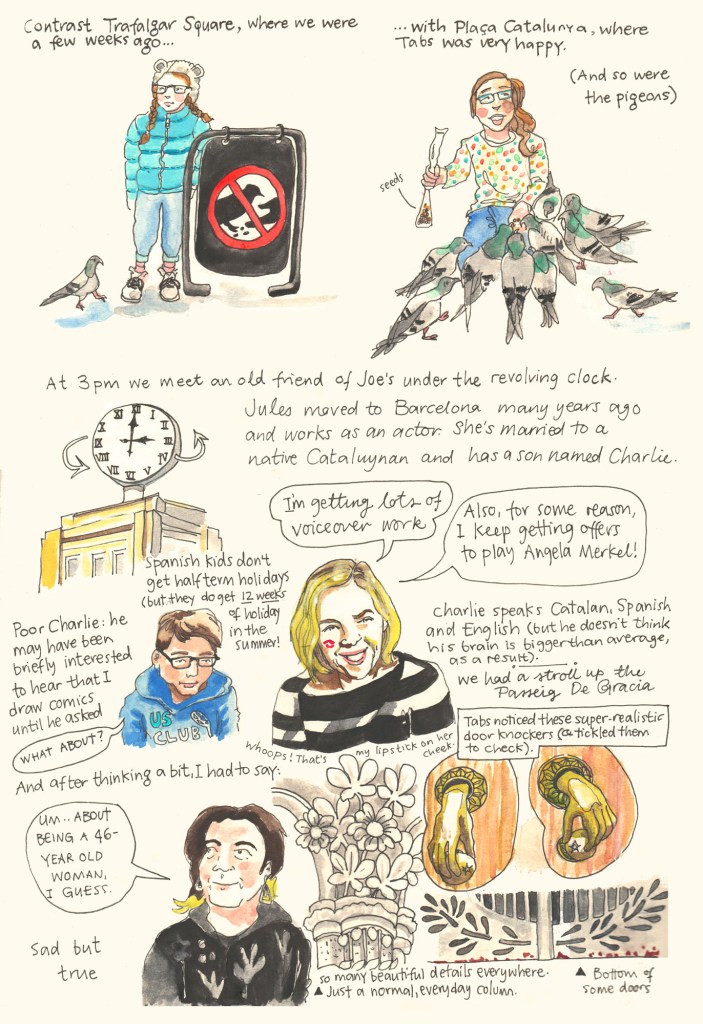 Barcelona sketch diary by Myfanwy Tristram - page 9