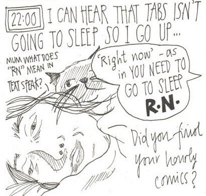 myfanwy tristram Hourly Comic day 2016