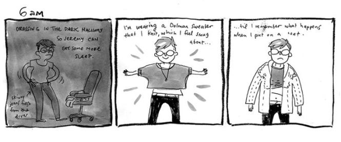 Vera Bee Hourly Comics Day