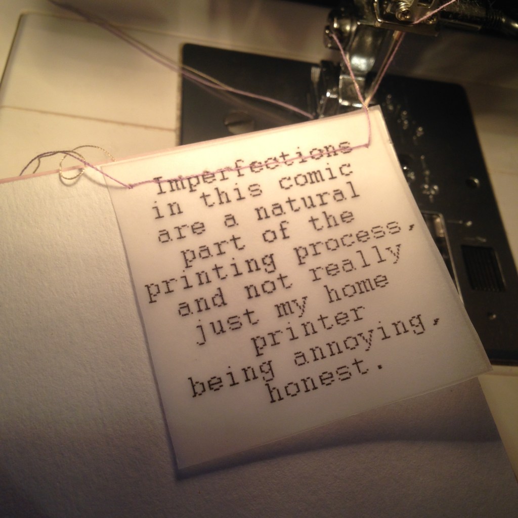 silly label by Myfanwy Tristram