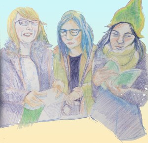 early-customers by Myfanwy Tristram