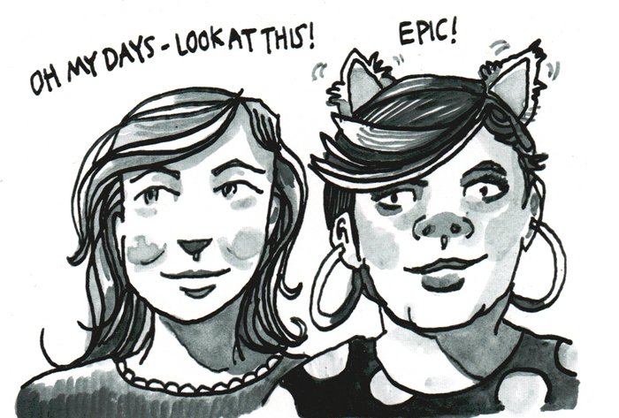 Ladies of the Lakes by Myfanwy Trsitram