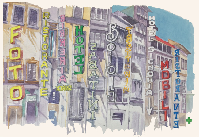 Florence sketch diary, day 2: a run with a&nbsp;view