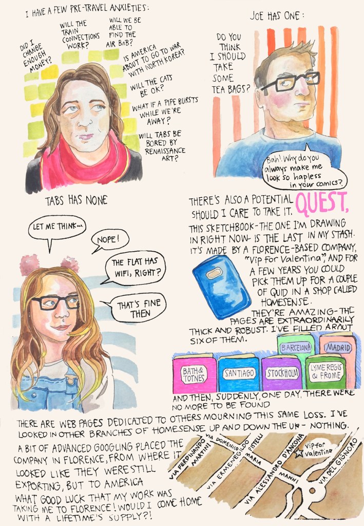 Florence diary by Myfanwy Tristram