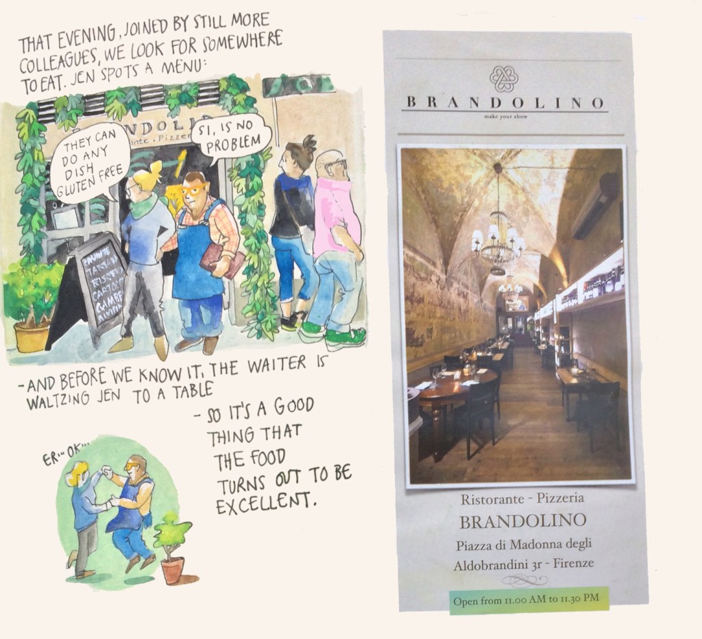 Florence sketch diary by Myfanwy Tristram