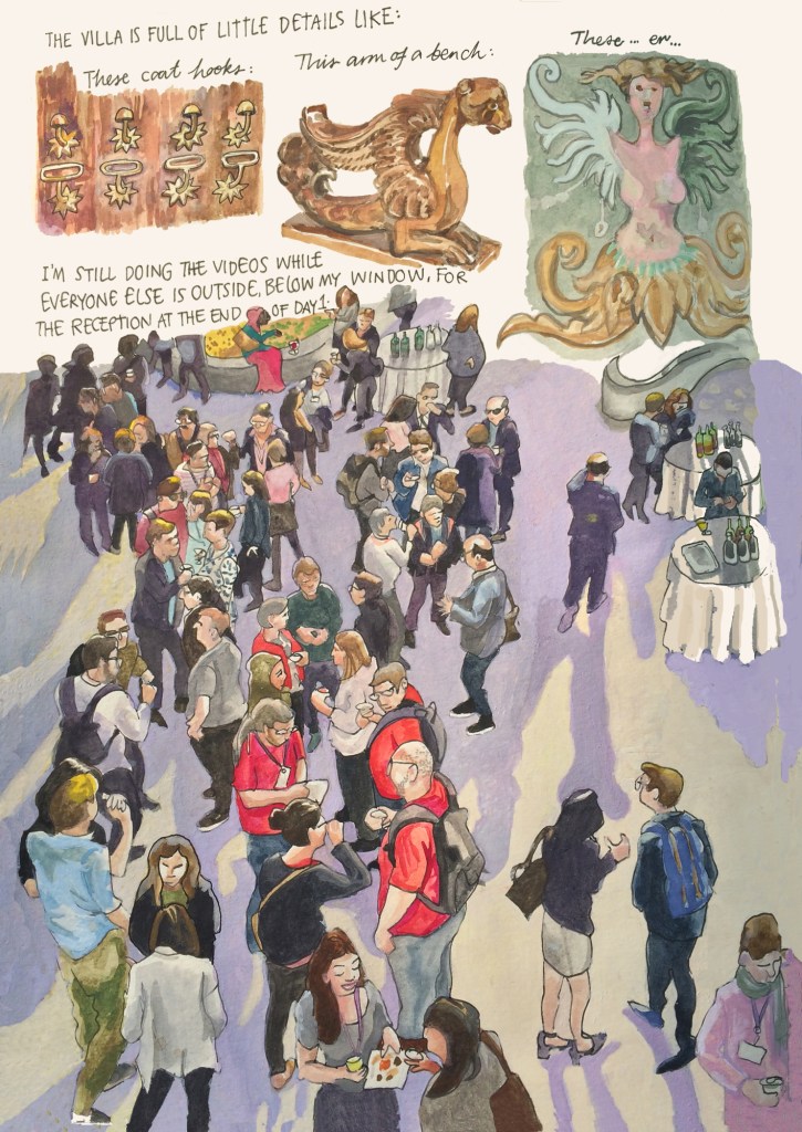 Florence sketch diary by Myfanwy Tristram