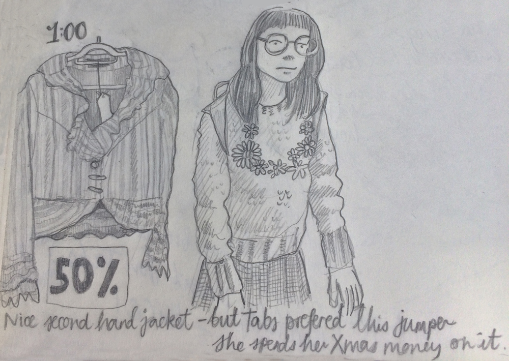 Hourly Comic Day 1pm Myfanwy Tristram