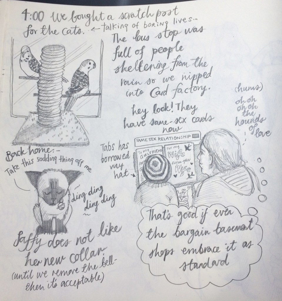 Hourly Comic Day 4pm Myfanwy Tristram