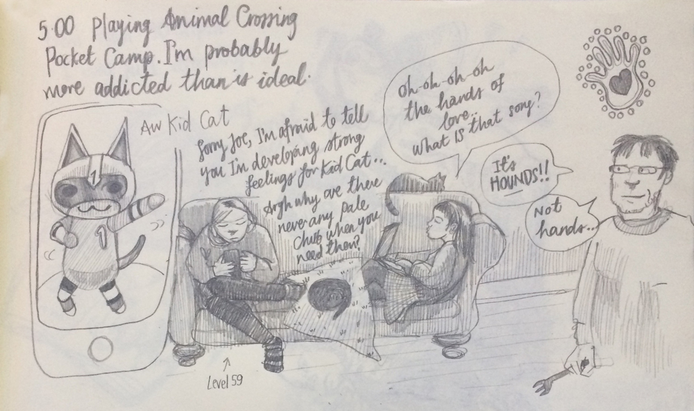 Hourly Comic Day 5pm Myfanwy Tristram