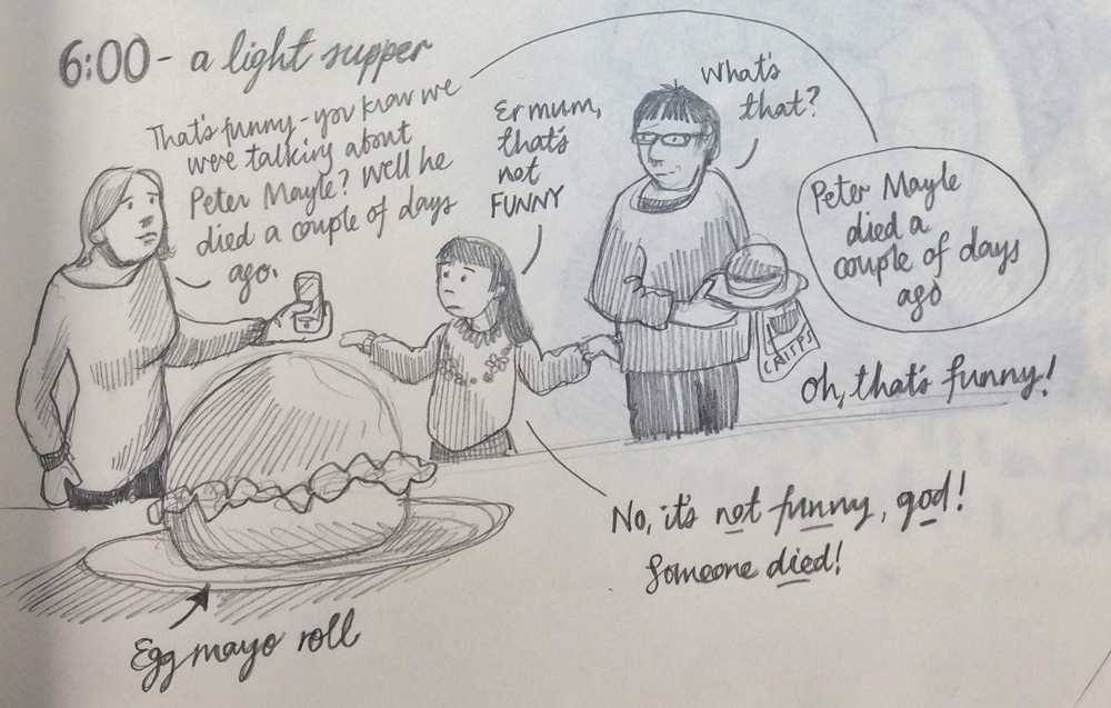 Hourly Comic Day 6pm Myfanwy Tristram