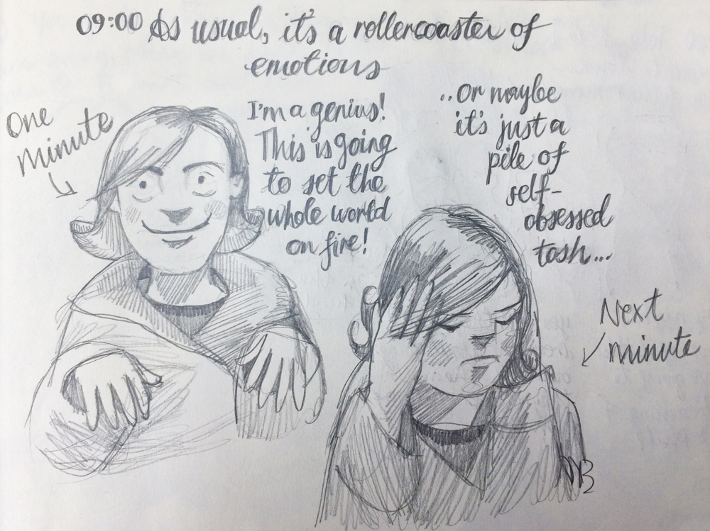 Hourly Comic Day 9am Myfanwy Tristram