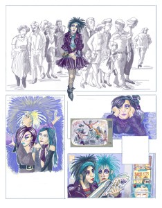 Work in progress by Myfanwy Tristram - Satin and Tat