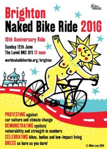 Mike Levy Naked bike ride
