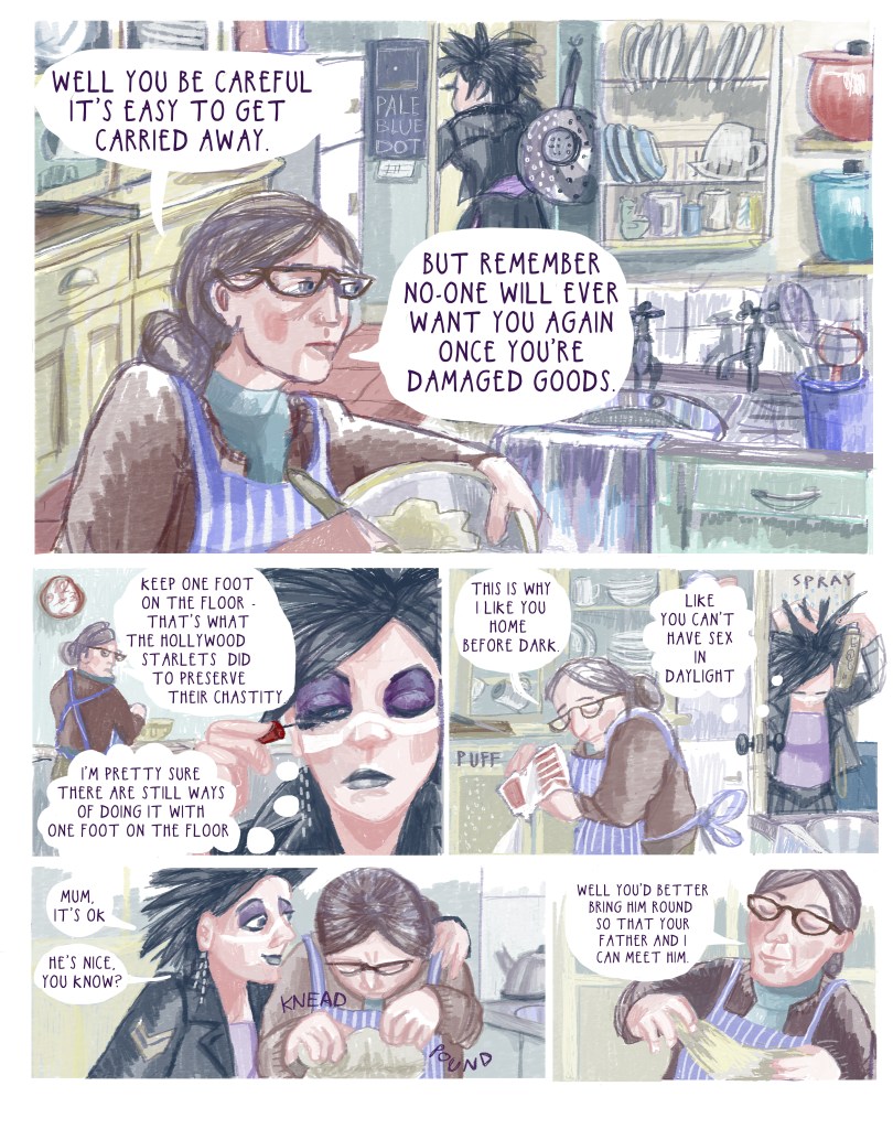 A page from Satin and Tat by Myfanwy Tristram