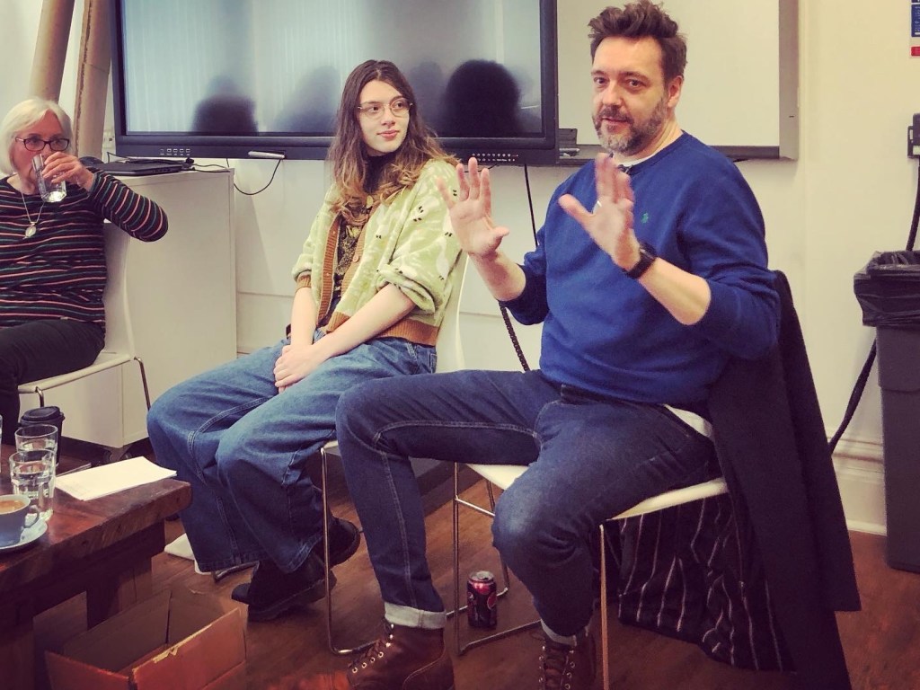 L-R: Jenny from Gnash, Archie McKenzie, Lee Garbett