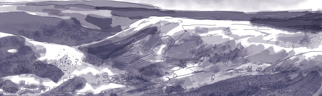 Part of the cover of The Noisy Valley by Myfanwy Tristram