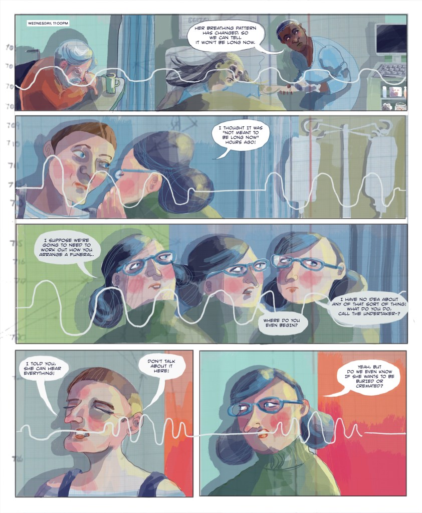 Page from Running Out by Myfanwy Tristram